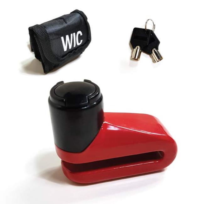 WIC 오토바이 디스크락 자물쇠 5mm핀 잠금장치
